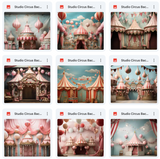 Ultimate Studio Circus Background Bundle