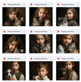 Fine Art Precious Pets Background, Subject & Action Asset Pack