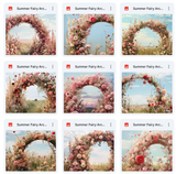 Ultimate Summer Fairy Arches Background Bundle