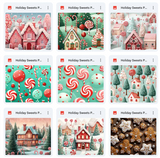 Ultimate Holiday Sweets Paper Background Bundle