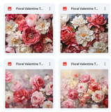 Ultimate Floral Valentine Texture Bundle