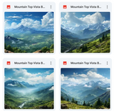 Ultimate Mountain Top Vista Background Bundle