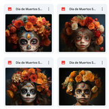 Dia de Muertos Fine Art Asset Pack