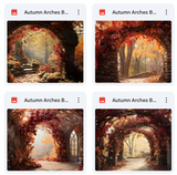 Ultimate Autumn Arches Background Bundle