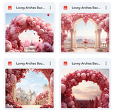 Ultimate Lovey Arches Background Bundle