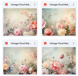 Ultimate Vintage Floral Wallpaper Texture Bundle