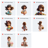 Little Dolls Series: Easter Egg Hunt Asset Pack