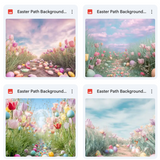 Ultimate Easter Path Background Bundle