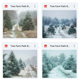 Ultimate Tree Farm Paths Background Bundle