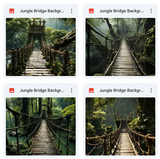 Ultimate Jungle Bridge Background Bundle