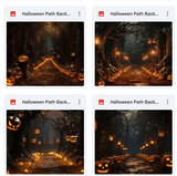 Ultimate Halloween Path Background Bundle