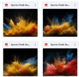 Ultimate Sports Chalk Studio Background Bundle