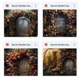 Ultimate Secret Garden Gate Background Bundle