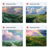 Ultimate Shamrock Path Background Bundle