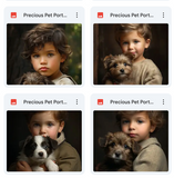 Fine Art Precious Pets Background, Subject & Action Asset Pack