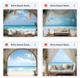 Ultimate Boho Beach Background Bundle