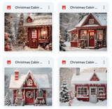 Ultimate Christmas Cabin Background Bundle