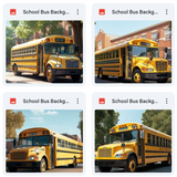 Ultimate School Bus Background Bundle