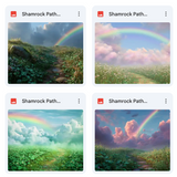 Ultimate Shamrock Path Background Bundle