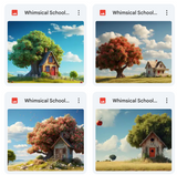 Ultimate Whimsical School House Background Bundle