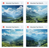 Ultimate Mountain Top Vista Background Bundle