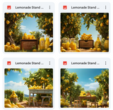 Ultimate Lemonade Stand Background Bundle