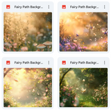 Ultimate Fairy Path Background Bundle