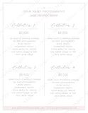 Wedding Business Forms Packet Templates