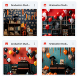 Ultimate Graduation Studio Background Bundle