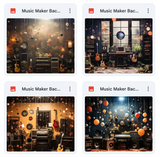 Ultimate Music Maker Background Bundle