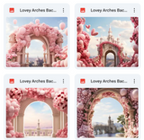 Ultimate Lovey Arches Background Bundle