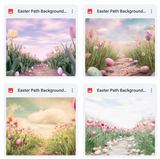 Ultimate Easter Path Background Bundle