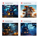 Ultimate Haunted House Background Bundle