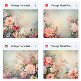 Ultimate Vintage Floral Wallpaper Texture Bundle