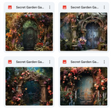 Ultimate Secret Garden Gate Background Bundle