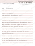 Modern Wedding Forms Templates Bundle