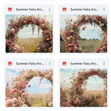 Ultimate Summer Fairy Arches Background Bundle