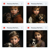 Fine Art Precious Pets Background, Subject & Action Asset Pack