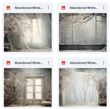 Ultimate Abandoned Winter Background Bundle