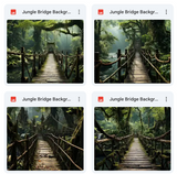 Ultimate Jungle Bridge Background Bundle