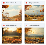 Ultimate Crisp Autumn Background Bundle