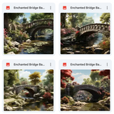 Ultimate Enchanted Bridge Background Bundle