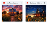 Ultimate Sunflower Cabin Background Bundle