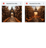 Ultimate Haunted Corn Maze Background Bundle