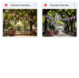 Ultimate Patriotic Park Background Bundle