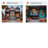 Ultimate Halloween Storefront Background Bundle