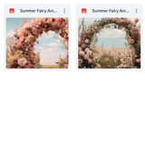 Ultimate Summer Fairy Arches Background Bundle