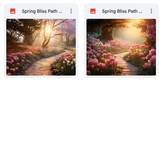Ultimate Spring Bliss Path Background Bundle