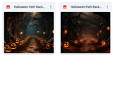 Ultimate Halloween Path Background Bundle