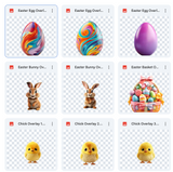 Little Dolls Series: Easter Egg Hunt Asset Pack